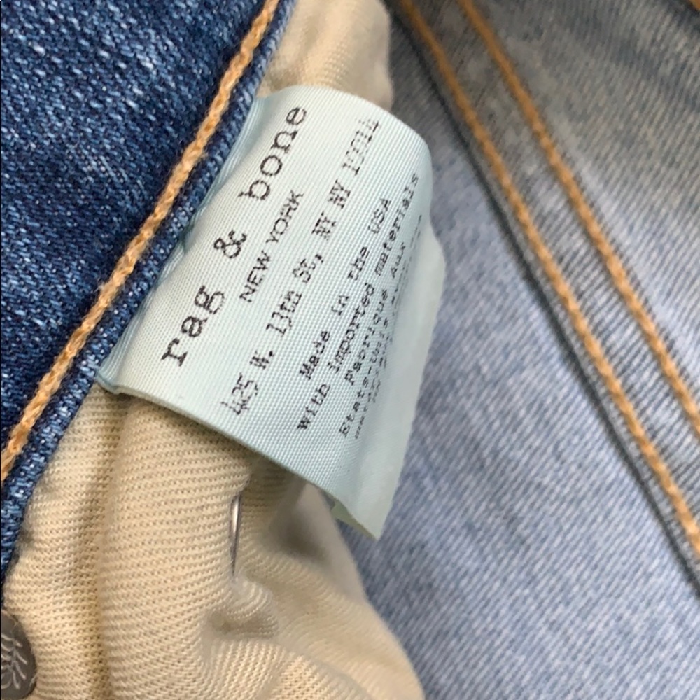 🚫SOLD🚫 Rag & Bone Jeans 👖 - Picture 5 of 6